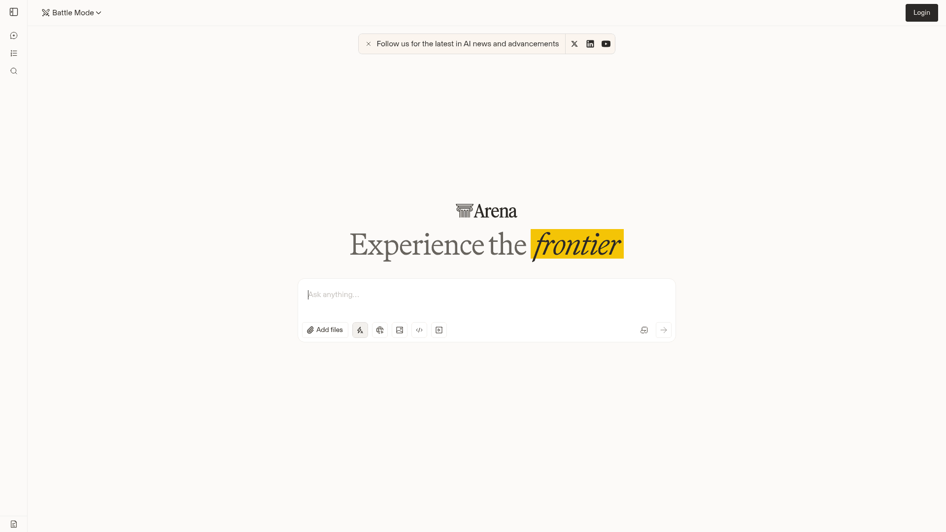 Interface LMArena, Avaliação Imparcial de Modelos de IA, exibindo funcionalidades