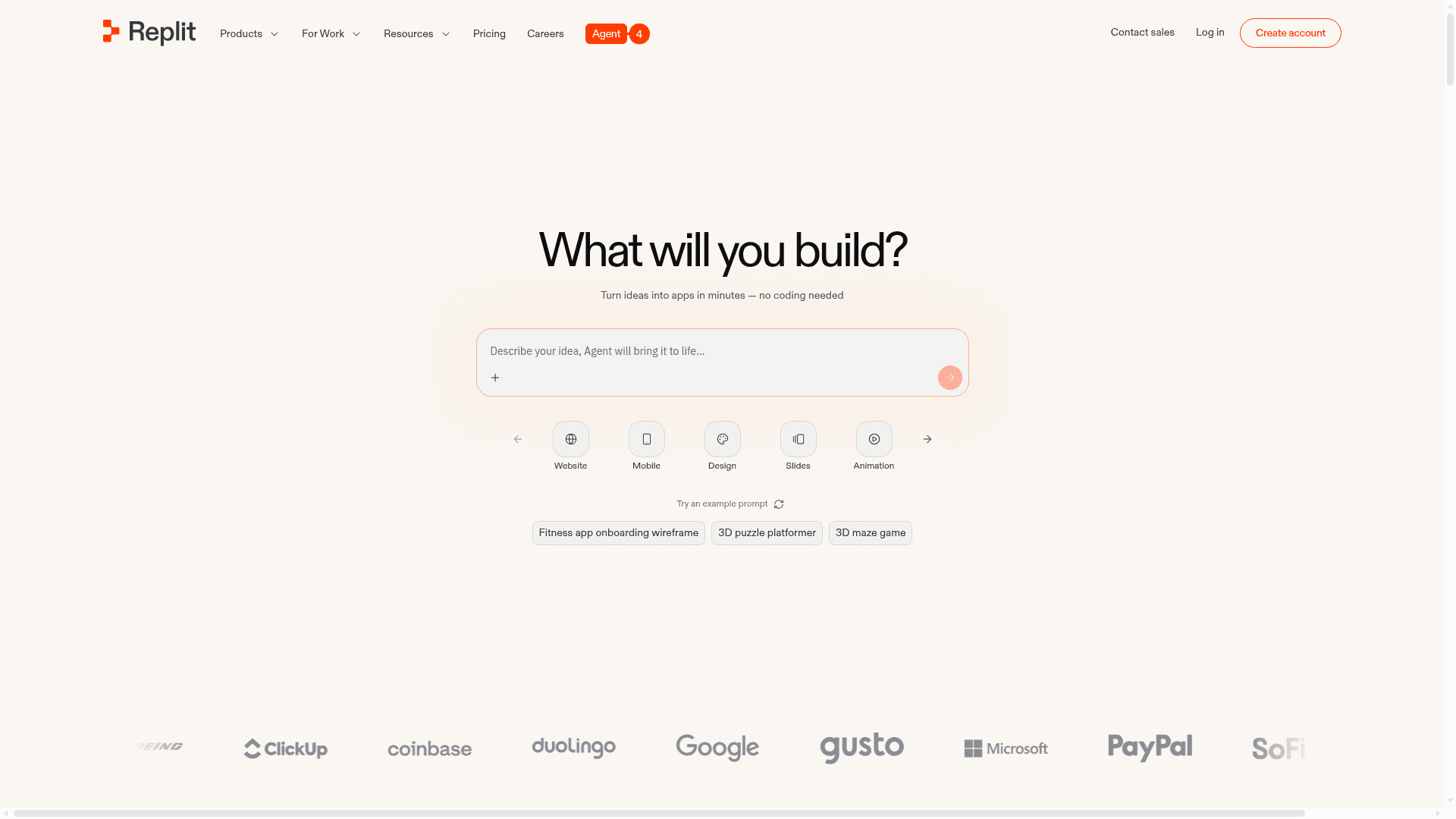 Interface Replit, Plataforma de Desenvolvimento Colaborativo em Nuvem, exibindo funcionalidades