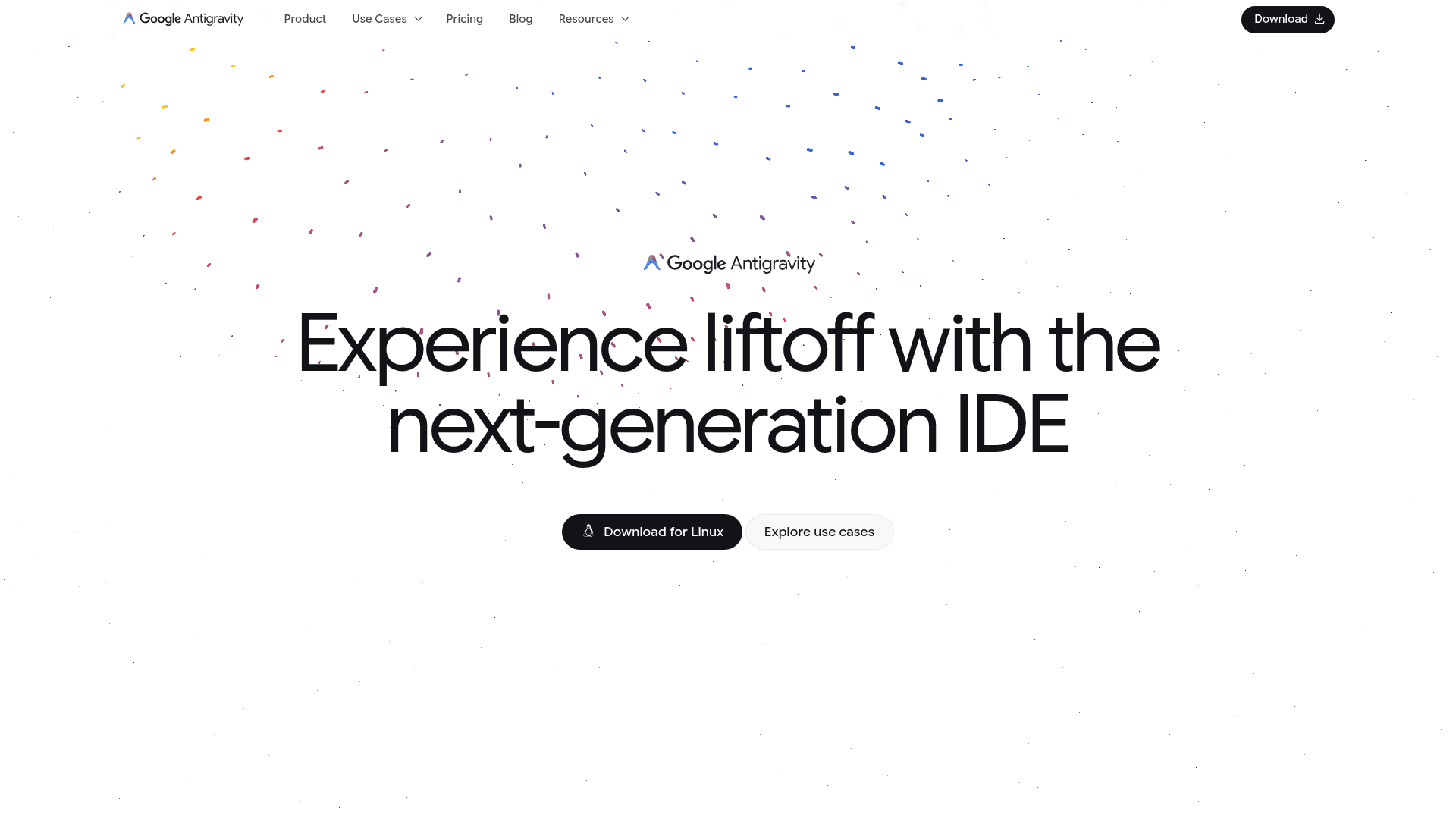 Interface Google Antigravity, A IDE do Futuro para Desenvolvedores, exibindo funcionalidades