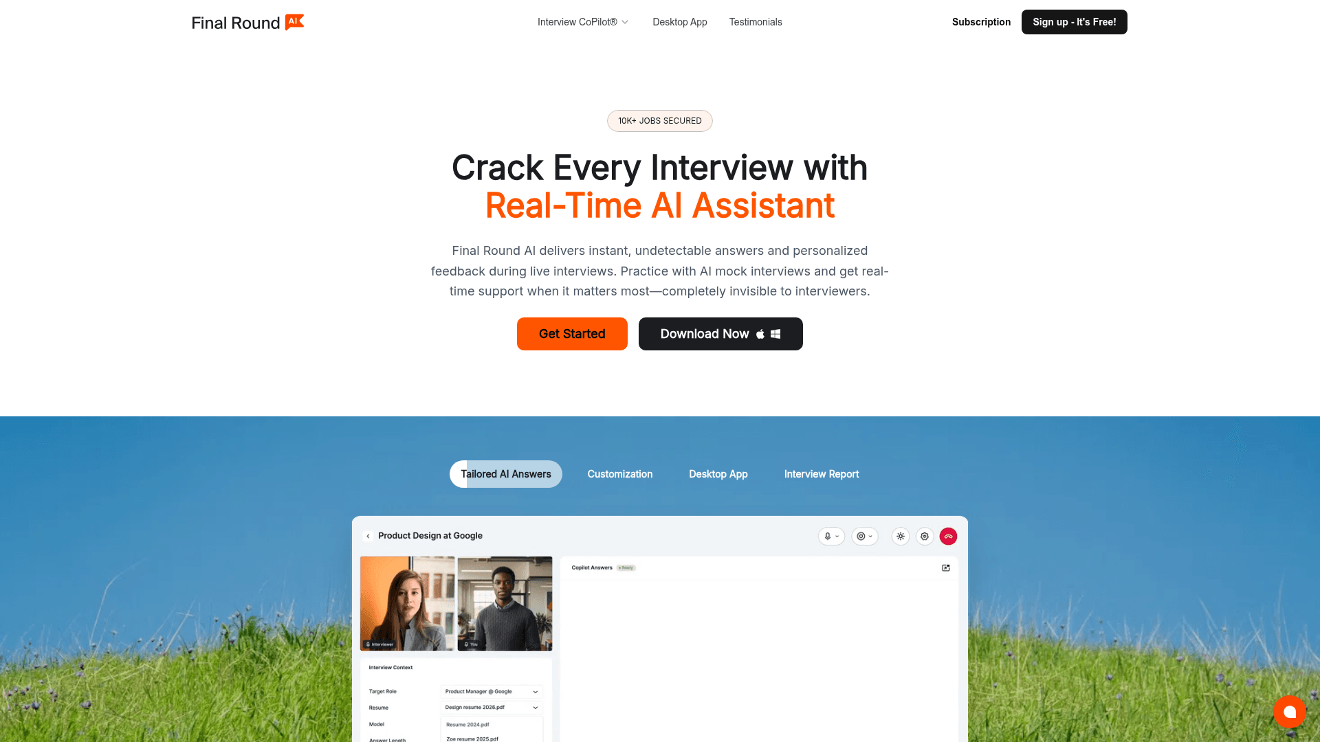 1. Final Round AI: Assistente Mais Completo