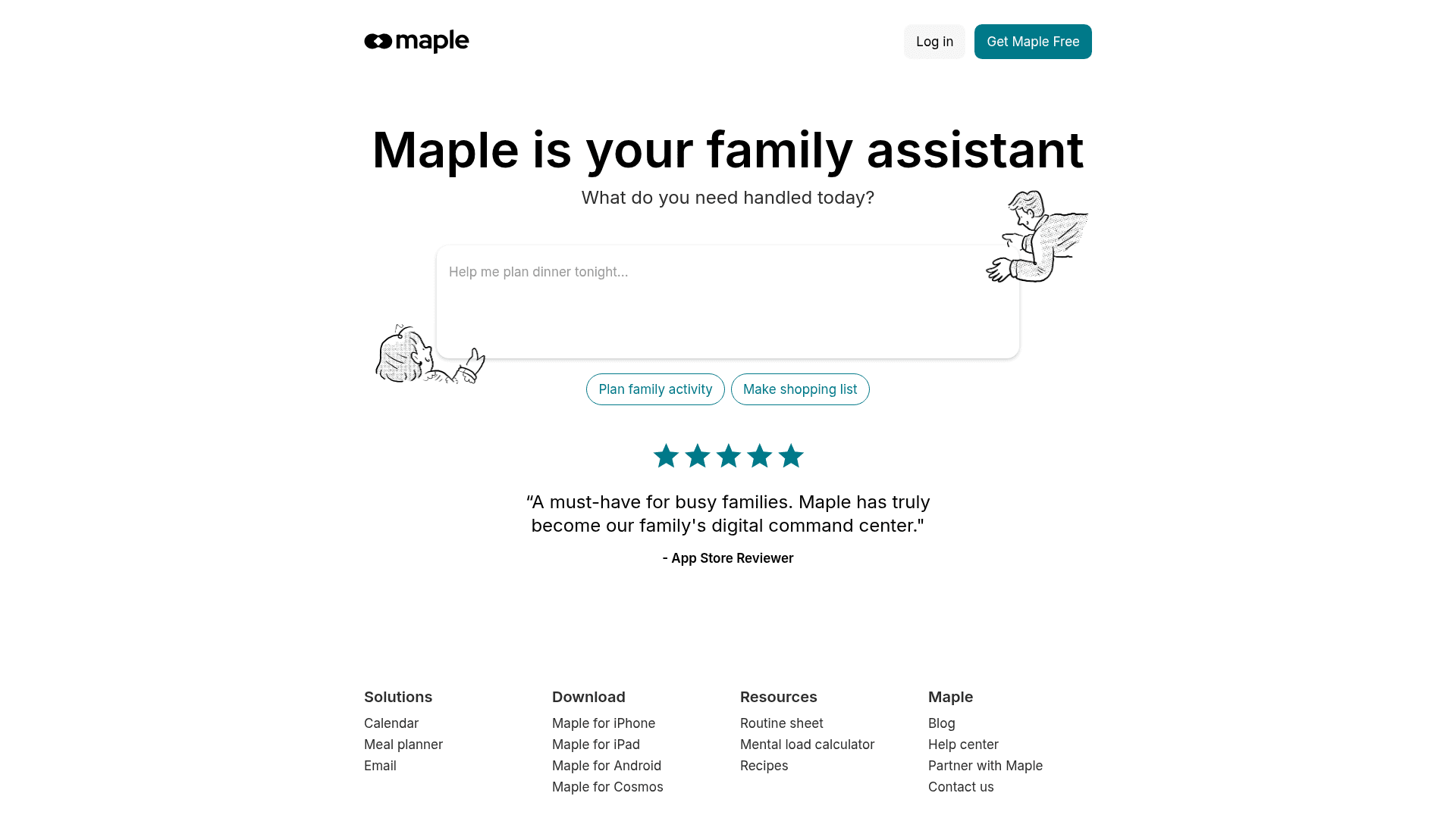 5. Maple: Centro de Comando Digital Familiar