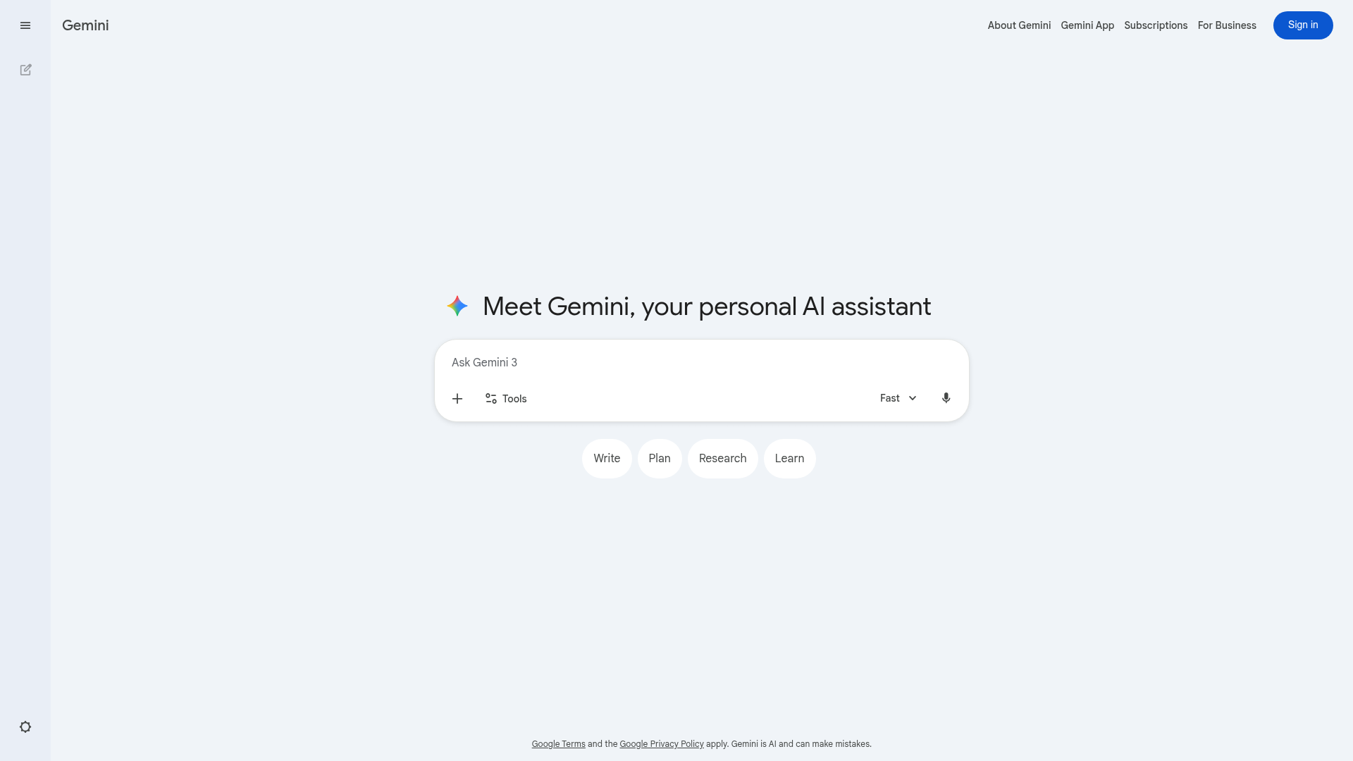 Logo Gemini, ferramenta de IA para chatbot