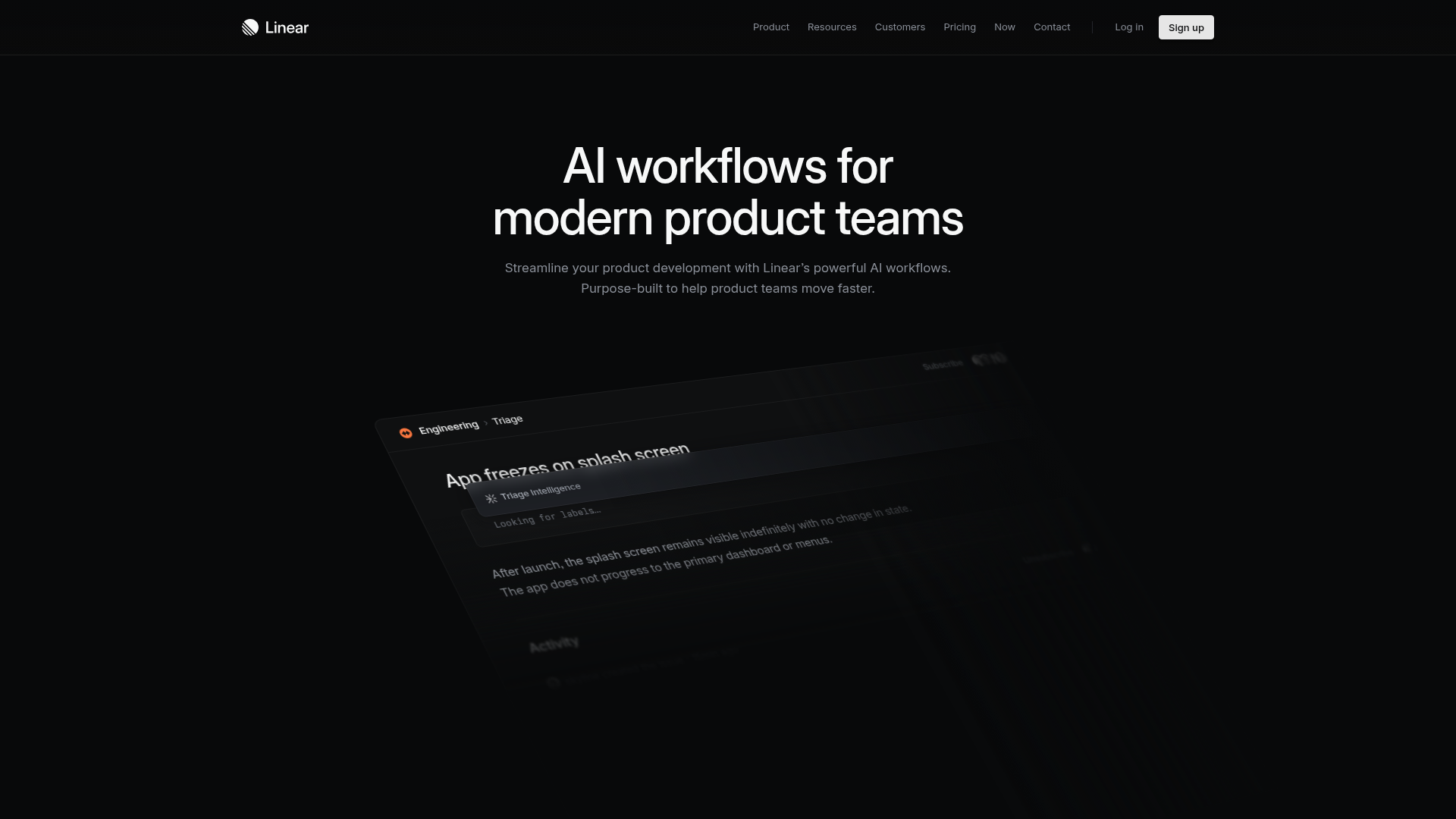 Logo Linear AI, ferramenta de IA para produtividade