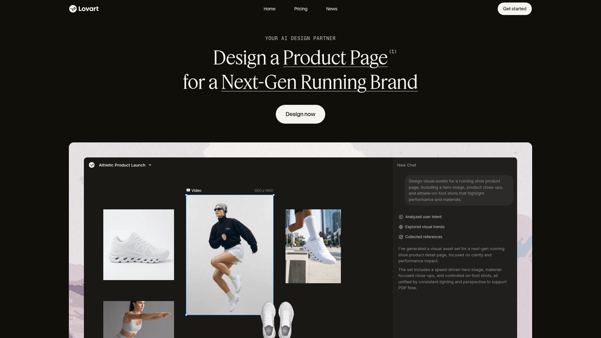 Logo Lovart AI, ferramenta de IA para design tools