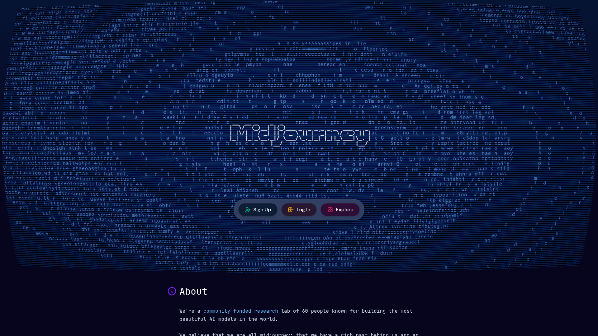 Logo Midjourney, ferramenta de IA para geração de imagem