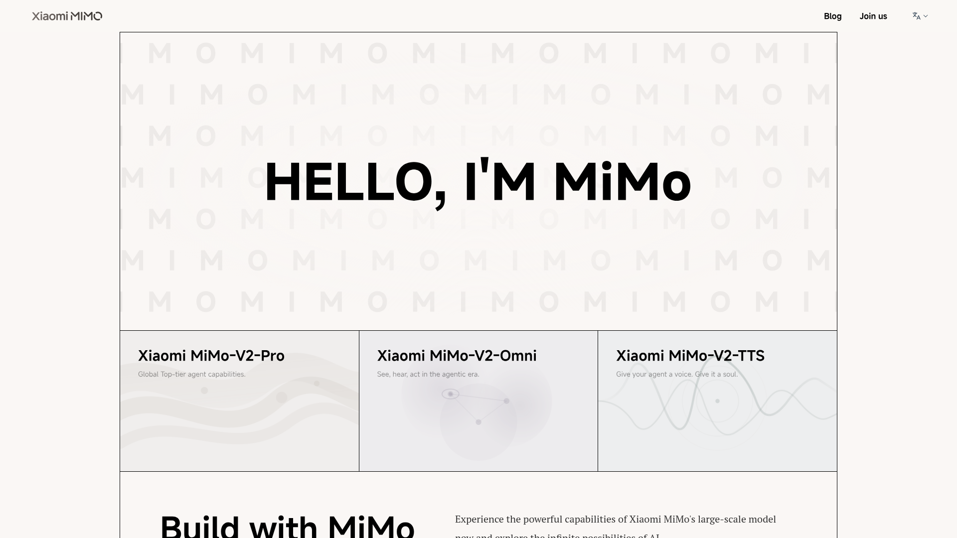 Logo MiMo, ferramenta de IA para linguagem natural