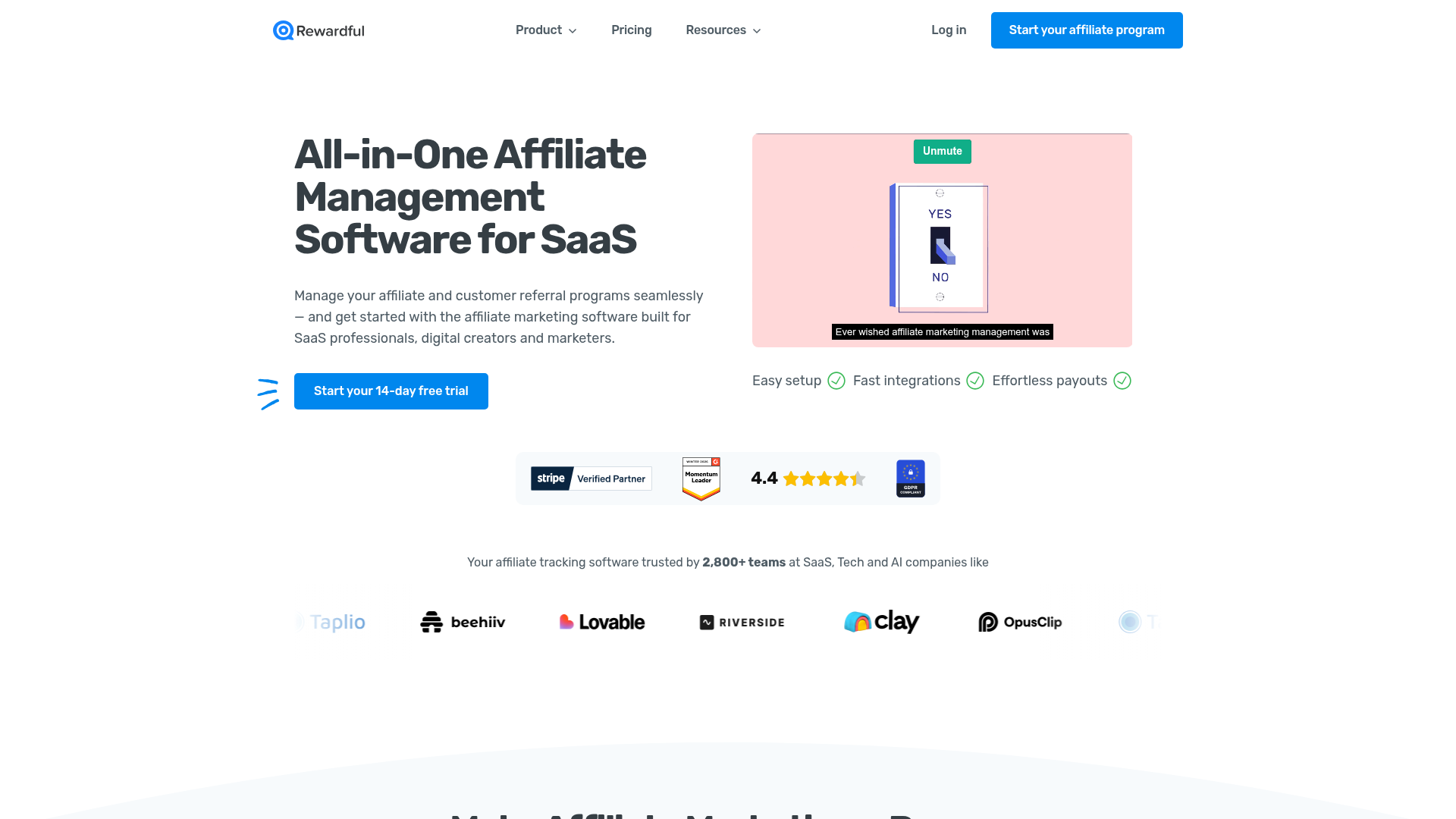 Logo Rewardful, ferramenta de IA para produtividade