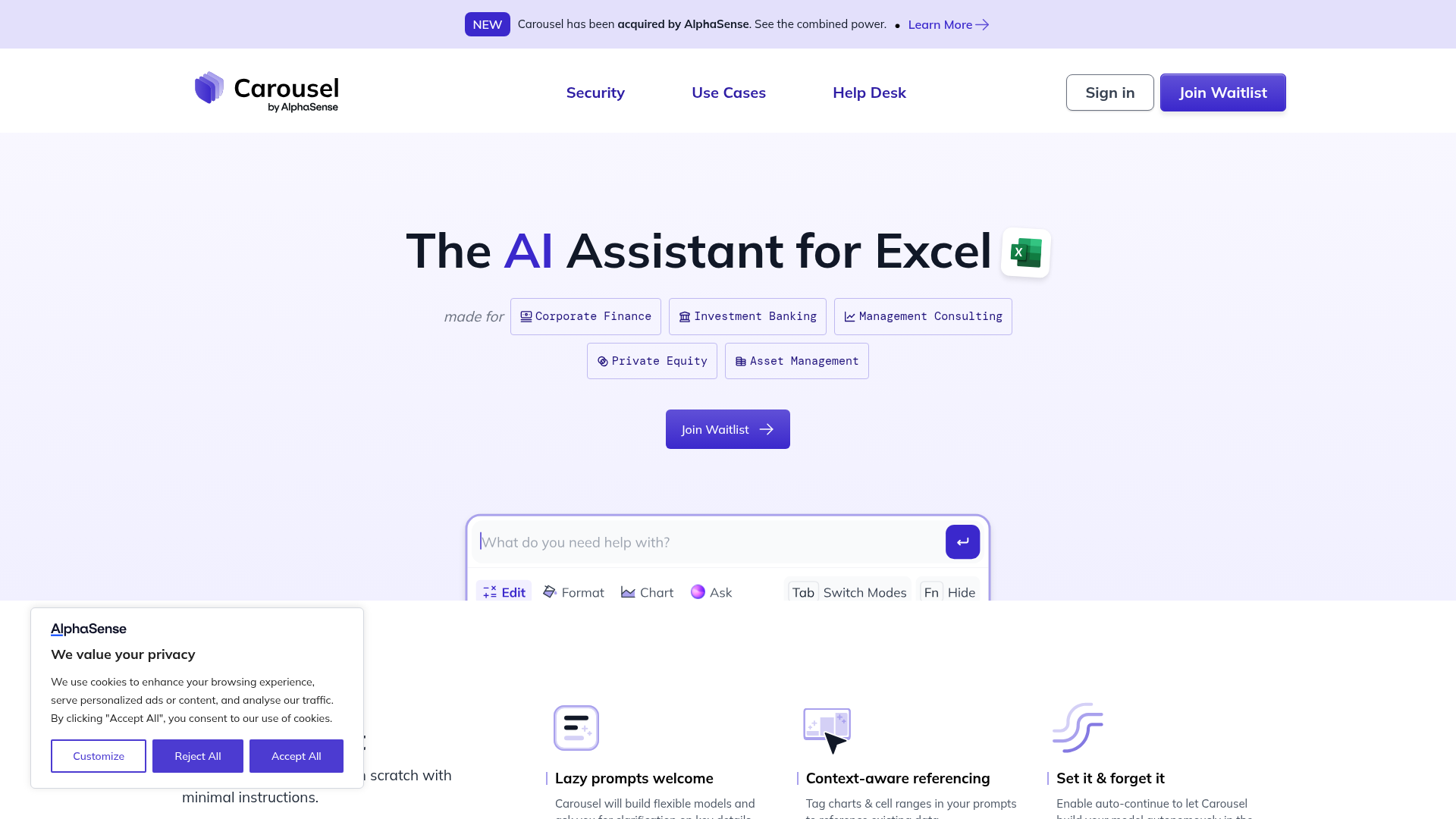 Logo Carousel, ferramenta de IA para produtividade
